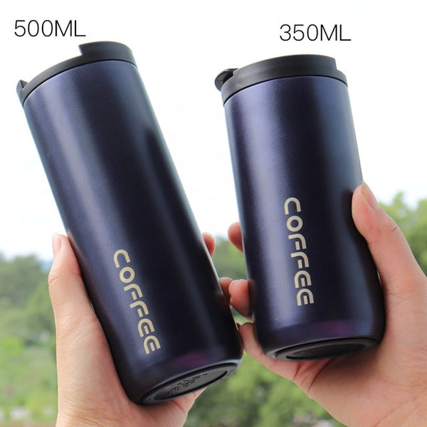 Stainless Steel Coffee Thermos Mug 380/510ml Multipurpose Portable